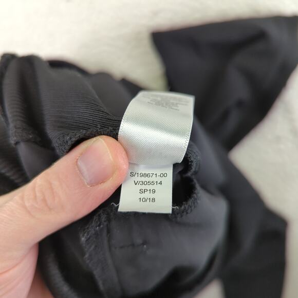 Athleta Brooklyn‎ Mid Rise Ankle Pant 198671 Black Activewear Womens 8 Casual - Picture 8 of 8